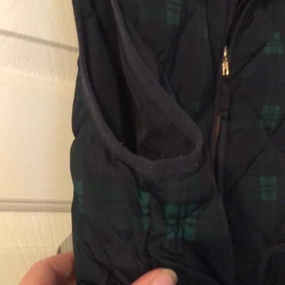 JCrew Plaid Puffer Vest - Picture 4 of 8
